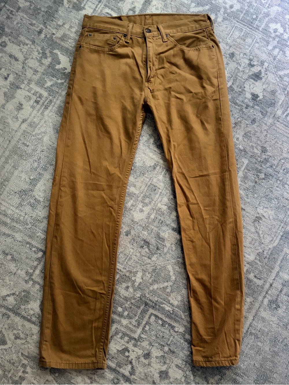 Levi's Men's 505 Jeans in Mustard Brown 31x32”